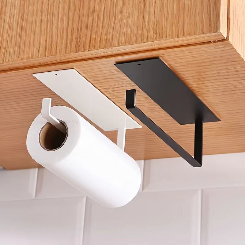 Zelfklevende Keuken Handdoekhouder – Modern Beugeldesign & Boorvrije Montage-Home & Garden-DeWoonVallei-DeWoonVallei