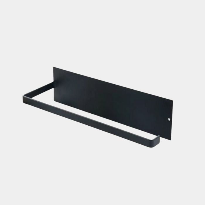 Zelfklevende Keuken Handdoekhouder – Modern Beugeldesign & Boorvrije Montage-Home & Garden-DeWoonVallei-Zwart-DeWoonVallei