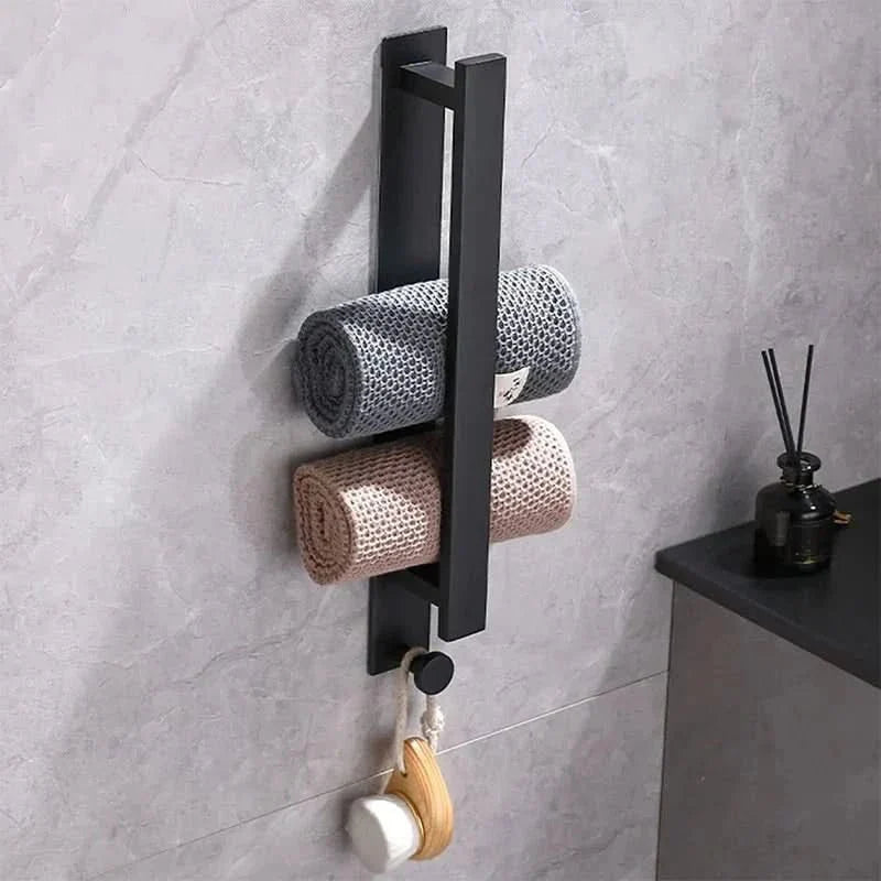 Zelfklevende RVS Handdoekhouder voor Badkamer – Boorvrije Montage & Ruimtebesparend Modern Design-Bathroom-DeWoonVallei-DeWoonVallei