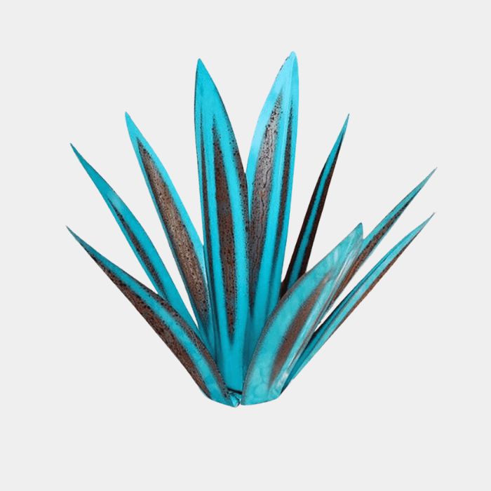 Zonne Agave Tuinlamp – Handgemaakt Design & Waterdichte Buitenverlichting-Home & Garden-DeWoonVallei-Blauw-27 cm-DeWoonVallei