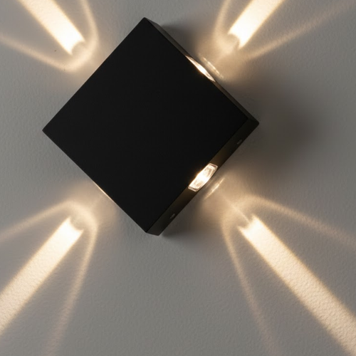 12W LED Kubus Buitenmuurlamp Warm Wit Waterdichte Moderne Armatuur-Wall Light-DeWoonVallei-DeWoonVallei