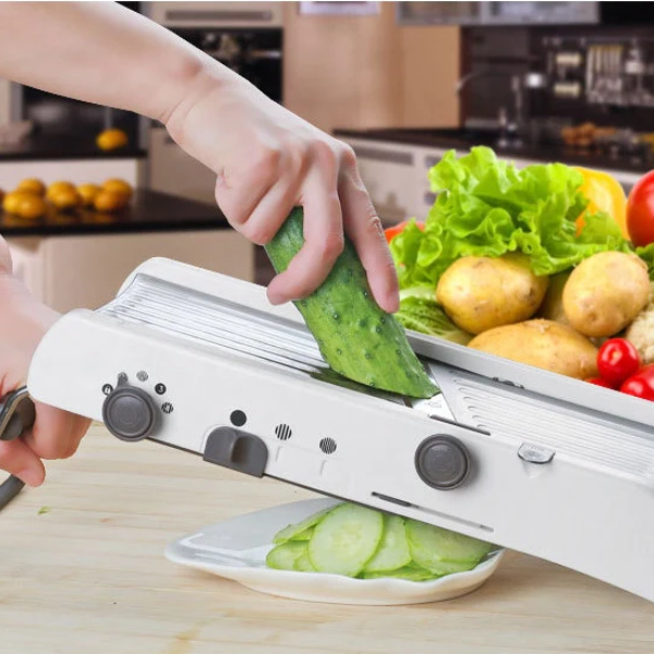 18-in-1 Groente- en Fruitkruimel Snijder en Slicer voor Snelle en Veilige Bereiding-Mandoline Chopper Cutter And Slicer-DeWoonVallei-DeWoonVallei