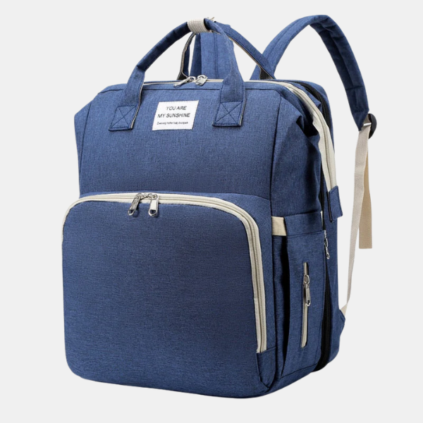 2-in-1 Babydraagrugzak voor Reizen met Extra Grote Inhoud-kids bag-DeWoonVallei-Donkerblauw-DeWoonVallei
