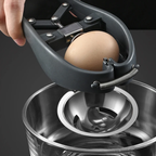 2-in-1 RVS Eierdop- en Separator voor Nauwkeurige en Morsvrije Bereiding-Food Crackers-DeWoonVallei-DeWoonVallei
