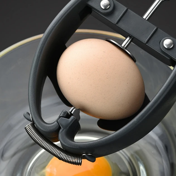 2-in-1 RVS Eierdop- en Separator voor Nauwkeurige en Morsvrije Bereiding-Food Crackers-DeWoonVallei-DeWoonVallei