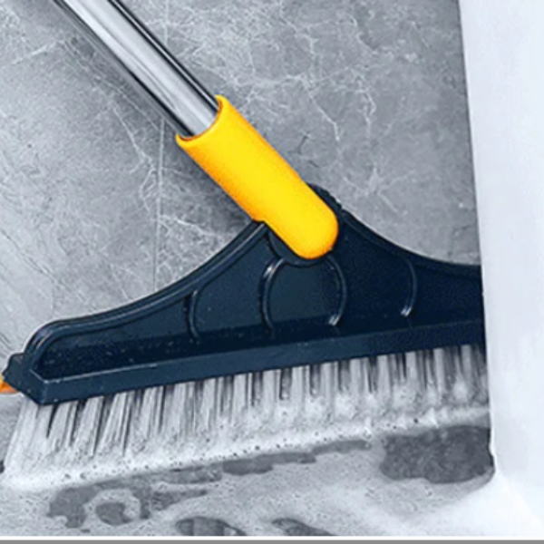 2-in-1 Vloerreinigingsborstel met Draaibare Kop en Schraper Gemakkelijk Schoonmaken-Cleaning Supplies-DeWoonVallei-DeWoonVallei