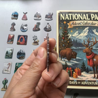 24 Daagse Adventskalender Nationale Parken met Verzamelbare Ornamenten van Dieren en Landschappen-Advent calendar-DeWoonVallei-DeWoonVallei