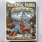 24 Daagse Adventskalender Nationale Parken met Verzamelbare Ornamenten van Dieren en Landschappen-Advent calendar-DeWoonVallei-DeWoonVallei