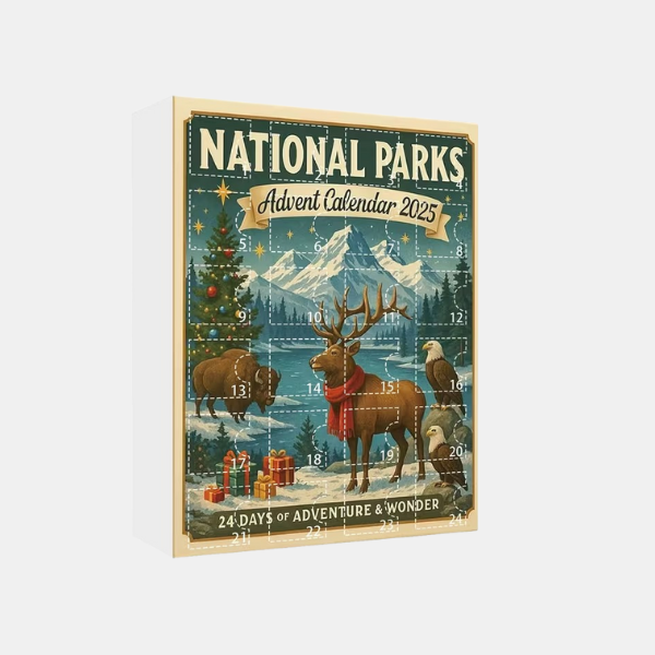 24 Daagse Adventskalender Nationale Parken met Verzamelbare Ornamenten van Dieren en Landschappen-Advent calendar-DeWoonVallei-DeWoonVallei