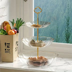 3-Laags Fruitschaal Organizer – Stijlvolle Opbergstandaard voor Keuken en Eettafel-Kitchen Tools-DeWoonVallei-DeWoonVallei