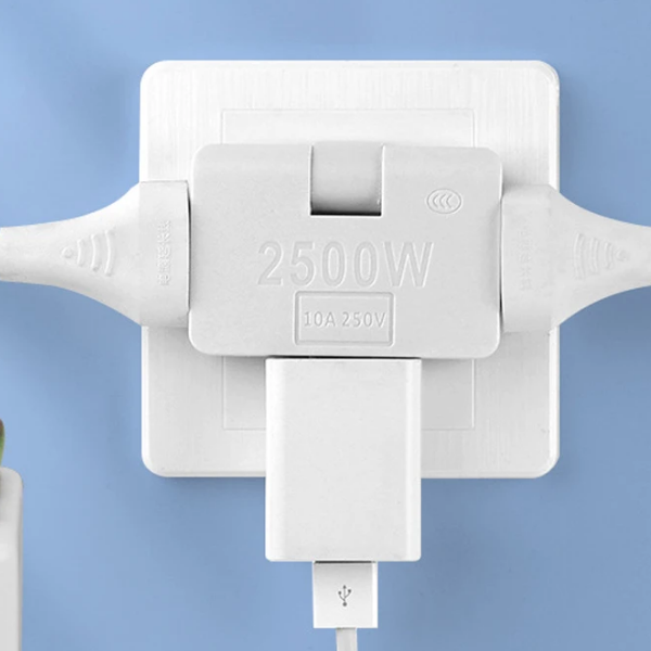 3-Weg Draaibare Stekkeradapter 180° Compacte Stroomoplossing voor Thuis en Reizen-Adapter-DeWoonVallei-DeWoonVallei