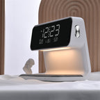 3-in-1 Bedlamp met Draadloze Oplader, LCD Wekker & Touch Dimbare LED Verlichting voor Ultiem Comfort-DeWoonVallei-DeWoonVallei