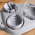 3-in-1 Eiersnijder RVS Multifunctionele Snijder voor Perfecte Plakken, Dobbelstenen en Partjes-Kitchen Slicers-DeWoonVallei-DeWoonVallei