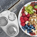 3-in-1 Eiersnijder RVS Multifunctionele Snijder voor Perfecte Plakken, Dobbelstenen en Partjes-Kitchen Slicers-DeWoonVallei-DeWoonVallei
