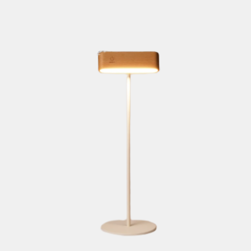 360° Draaibare Magnetische Houten Lamp voor Moderne Sfeerverlichting-Lamp-DeWoonVallei-Lichtbruin-Tafellamp-DeWoonVallei
