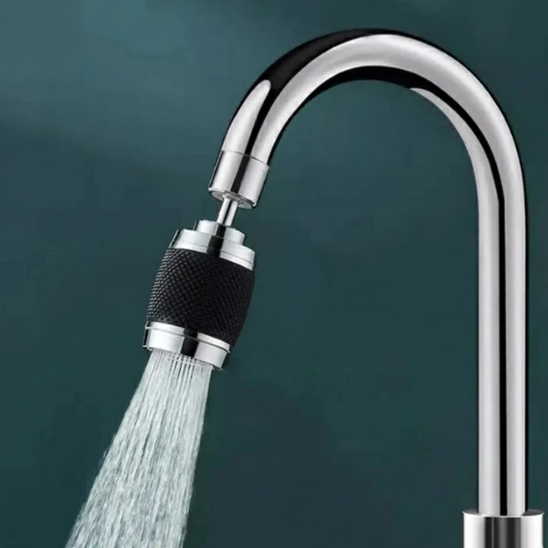 360° Draaibare Splash Guard Kraanopzetstuk voor Schoon en Gemakkelijk Spoelen-Home & Kitchen > Kitchen Fixtures > Faucet Accessories > Faucet Aerators & Attachments-DeWoonVallei-DeWoonVallei