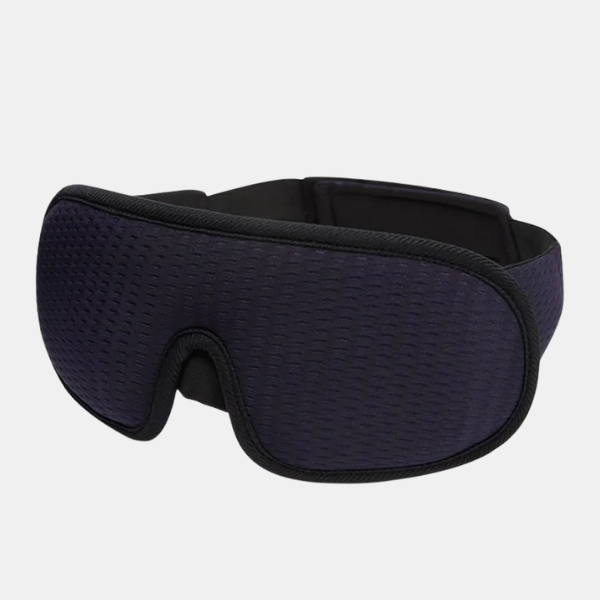 3D Ademend Slaapmasker Zacht Gevuld voor Volledige Duisternis-Eye mask-DeWoonVallei-Marineblauw-DeWoonVallei