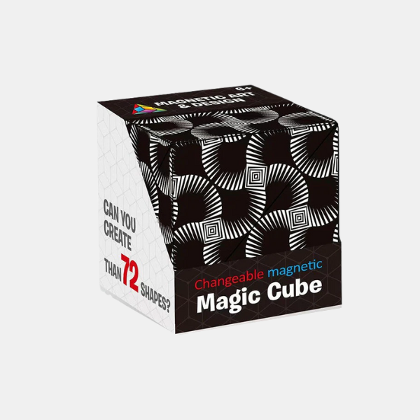 3D Magnetische Puzzelkubus 70 Vormen Creatief Leer Speelgoed voor Kinderen-Toys-DeWoonVallei-Zwart-DeWoonVallei