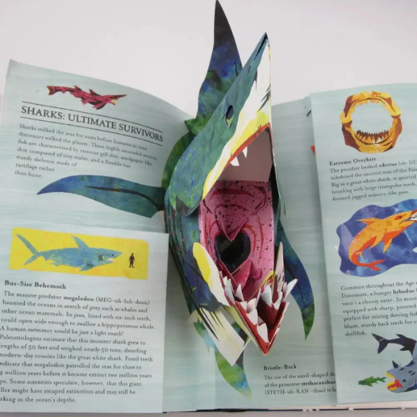3D Pop-Up Dino Encyclopedie Episch Avontuur met Adembenemende Papierkunst-Books-DeWoonVallei-DeWoonVallei