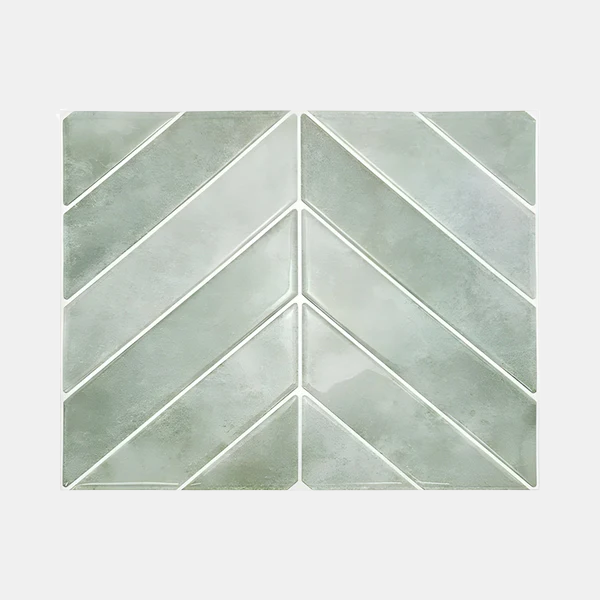 3D Zelfklevende Wandtegels Stijlvol Waterbestendig Eenvoudige Huis Renovatie-Tiles-DeWoonVallei-Groen-5 Stuks-DeWoonVallei