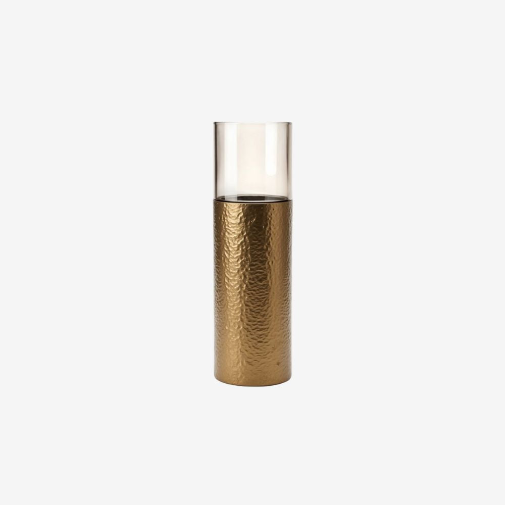 Lantaarn Aluminium Goud – Elegant Windlicht voor Binnen & Buiten