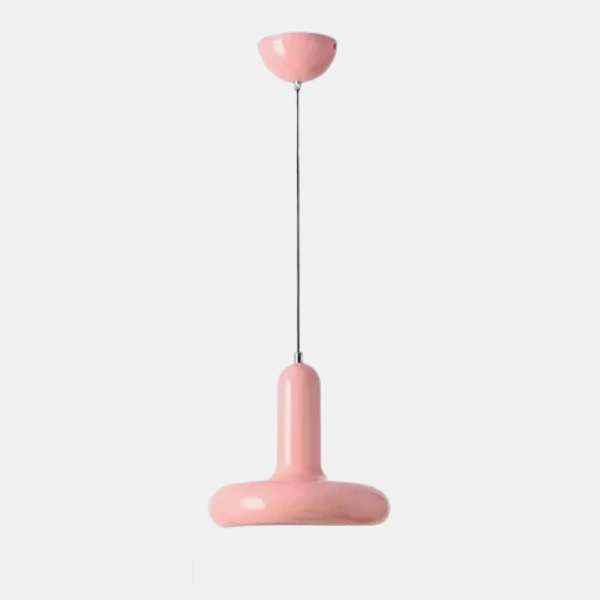 60s Scandinavische Keuken Hanglamp Modern Crème Ontwerp-Hanging Lamp-DeWoonVallei-Roze-Wit licht-DeWoonVallei