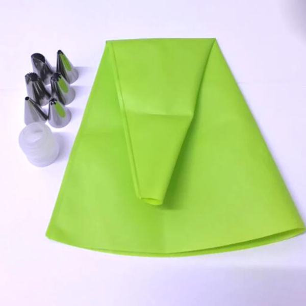 8-delige Silicone Spuitzak Set met 6 RVS Mondstukken voor Makkelijk en Creatief Taartdecoreren-Kitchen Accessories-DeWoonVallei-DeWoonVallei