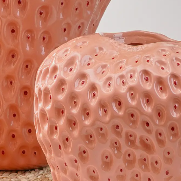 Aardbei Keramische Vaas Creatief Ontwerp en Vrolijke Woondecoratie-Pots-DeWoonVallei-DeWoonVallei