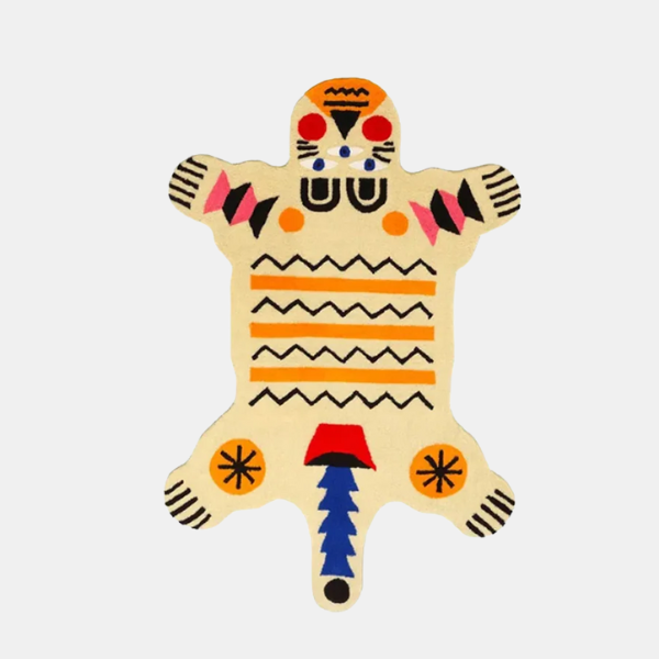 Abstract Dierenhuid Vloerkleed Zacht Pluche Comfort voor Thuis-Rug-DeWoonVallei-D-50 x 80 cm-DeWoonVallei