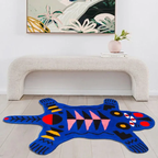 Abstract Dierenhuid Vloerkleed Zacht Pluche Comfort voor Thuis-Rug-DeWoonVallei-DeWoonVallei