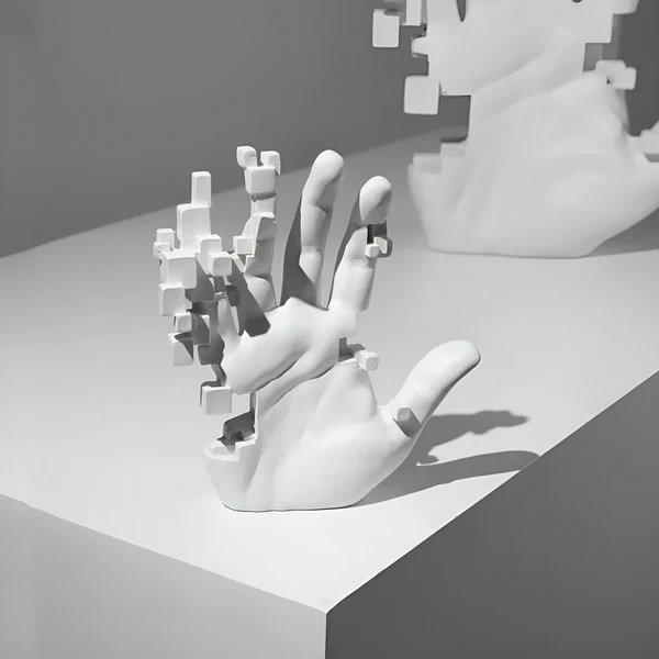 Abstracte Mozaïek Hand Sculptuur voor Elegante Woondecoratie-Decoration-DeWoonVallei-DeWoonVallei