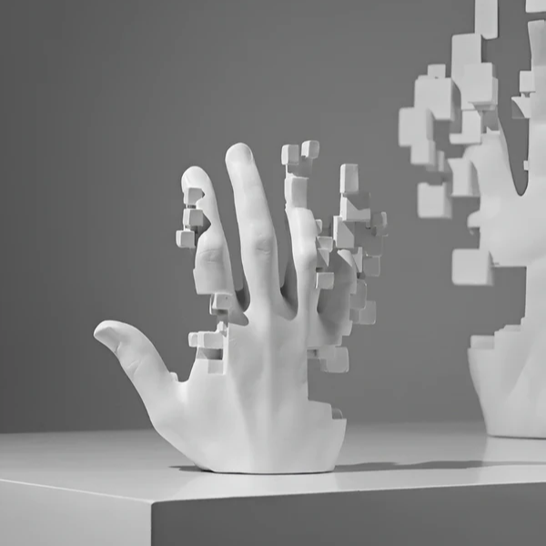 Abstracte Mozaïek Hand Sculptuur voor Elegante Woondecoratie-Decoration-DeWoonVallei-DeWoonVallei