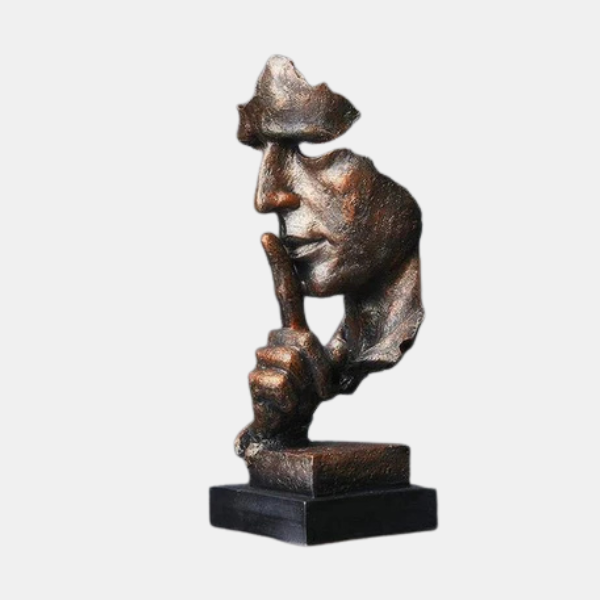Abstracte Sereniteit Beeld voor Rust en Mindful Ruimtes-Sculpture Statue-DeWoonVallei-Brons-DeWoonVallei