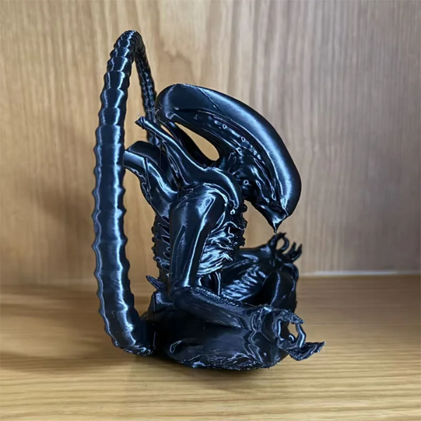 Alien Meditatie Beeldje Resin Kunst Decor voor Rust-Figurine-DeWoonVallei-DeWoonVallei