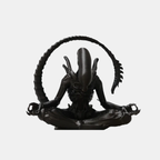 Alien Meditatie Beeldje Resin Kunst Decor voor Rust-Figurine-DeWoonVallei-DeWoonVallei