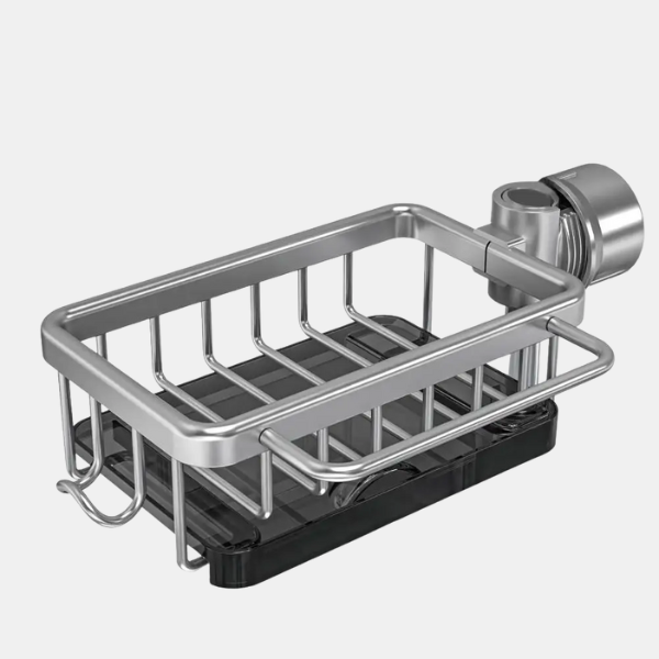 Aluminium Gootsteen Organizer Compact Droogrek voor Opgeruimde Keukens-Kitchen Tools-DeWoonVallei-Grijs-DeWoonVallei