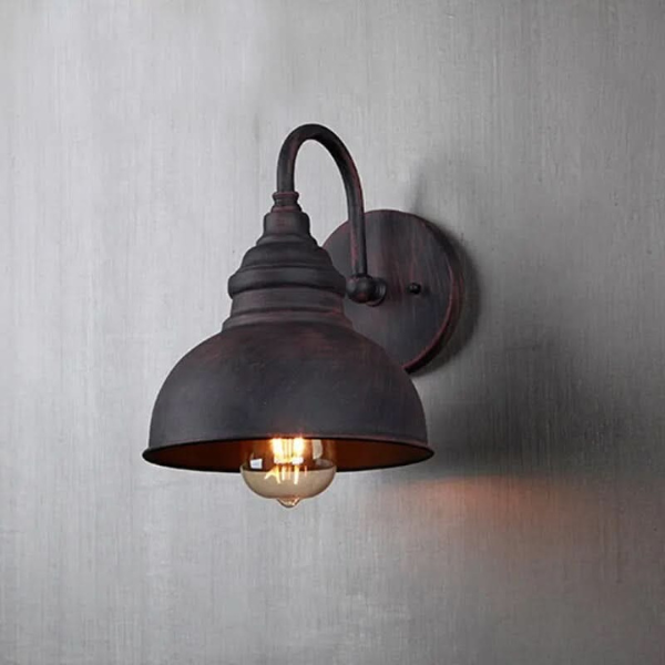 Antieke Industriële Buitenwandlamp Rustieke Charme Tijdloze Gloed-Wall Light Fixtures-DeWoonVallei-DeWoonVallei