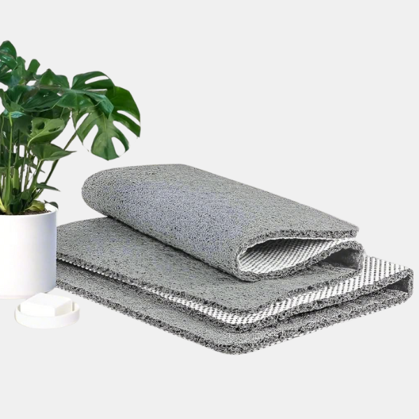 Antislip Douchemat met Sneldrogende Afvoer en Antibacterieel Comfort-Bathroom-DeWoonVallei-Grijs-Klein (40x60 cm)-DeWoonVallei