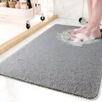 Antislip Douchemat met Zachte Voetondersteuning – Comfort, Hygiëne & Stijl in Één-DeWoonVallei-Grijs-40x60cm-DeWoonVallei