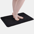 Antislip Douchemat met Zachte Voetondersteuning – Comfort, Hygiëne & Stijl in Één-DeWoonVallei-Zwart-40x60cm-DeWoonVallei