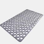 Antislip Douchemat met Zuignappen en Sneldrogend Ontwerp-DeWoonVallei-Grijs-43x75cm-DeWoonVallei
