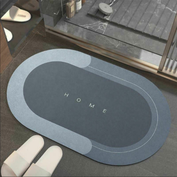 Antislip Ovale Badmat Super Absorberend Sneldrogend Comfortabel Veilig Stijlvol-Bath Mat-DeWoonVallei-DeWoonVallei