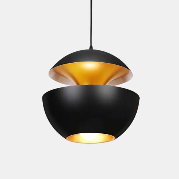 Appel Hanglamp Modern Zwart en Wit Artistiek Licht-Hanging Lamp-DeWoonVallei-DeWoonVallei