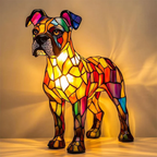 Artistieke LED Hondenlamp USB Aangedreven Decoratieve Sfeerlicht voor Gezellig Thuis-Lights-DeWoonVallei-Boxer-DeWoonVallei