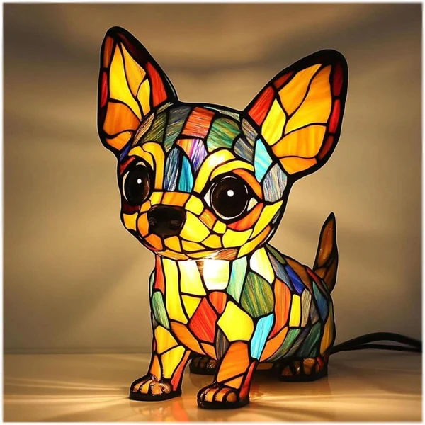 Artistieke LED Hondenlamp USB Aangedreven Decoratieve Sfeerlicht voor Gezellig Thuis-Lights-DeWoonVallei-Chihuahua-DeWoonVallei