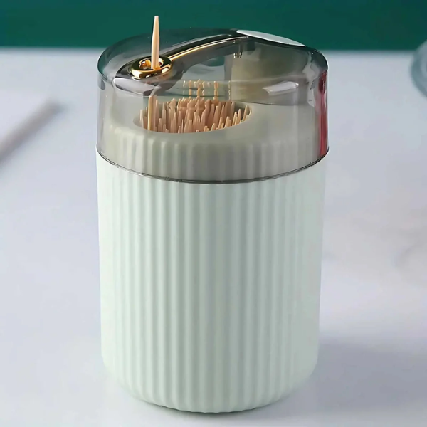 Automatische Pop-up Cocktailprikkerdispenser Elegant Modern Ontwerp voor Gemakkelijk Gebruik-Kitchen Items-DeWoonVallei-Lichtgroen-DeWoonVallei
