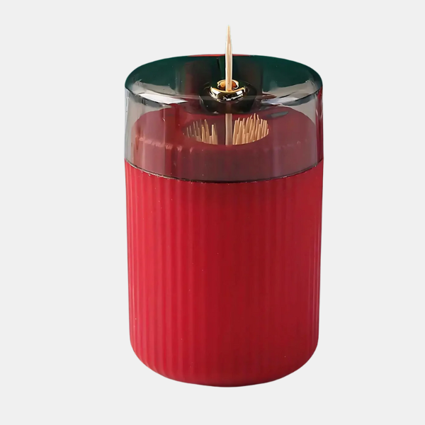 Automatische Pop-up Cocktailprikkerdispenser Elegant Modern Ontwerp voor Gemakkelijk Gebruik-Kitchen Items-DeWoonVallei-Rood-DeWoonVallei