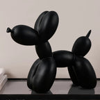 Ballon Hond Beeld – Modern Scandinavisch Design & Speelse Tafeldecoratie-Home & Garden-DeWoonVallei-Zwart-DeWoonVallei