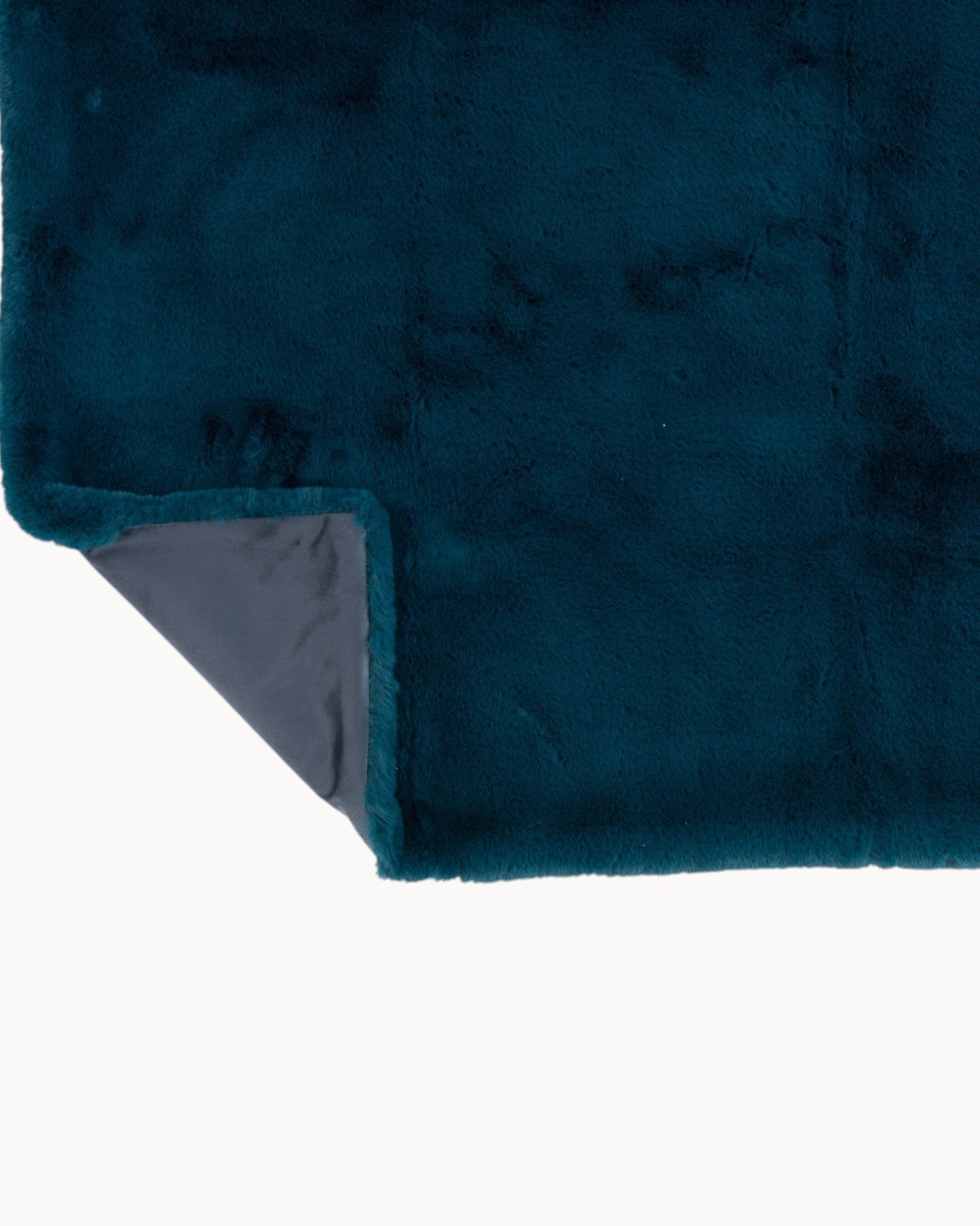Blauwgroene Fleece Plaid – Zachte Bontlook Deken 180x130 cm-Blanket-DeWoonVallei