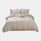 Bloemen Beddengoed Set – Romantisch Design & Dromerig Slaapcomfort-Home & Garden-DeWoonVallei-Stijl 01-Tweelinghoes 4Stuks 150cm x 200cm-DeWoonVallei